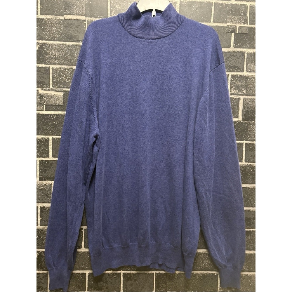 JoS. A. Bank Signature‎ Collection 100% Silk Mock Neck Sweater Size XL